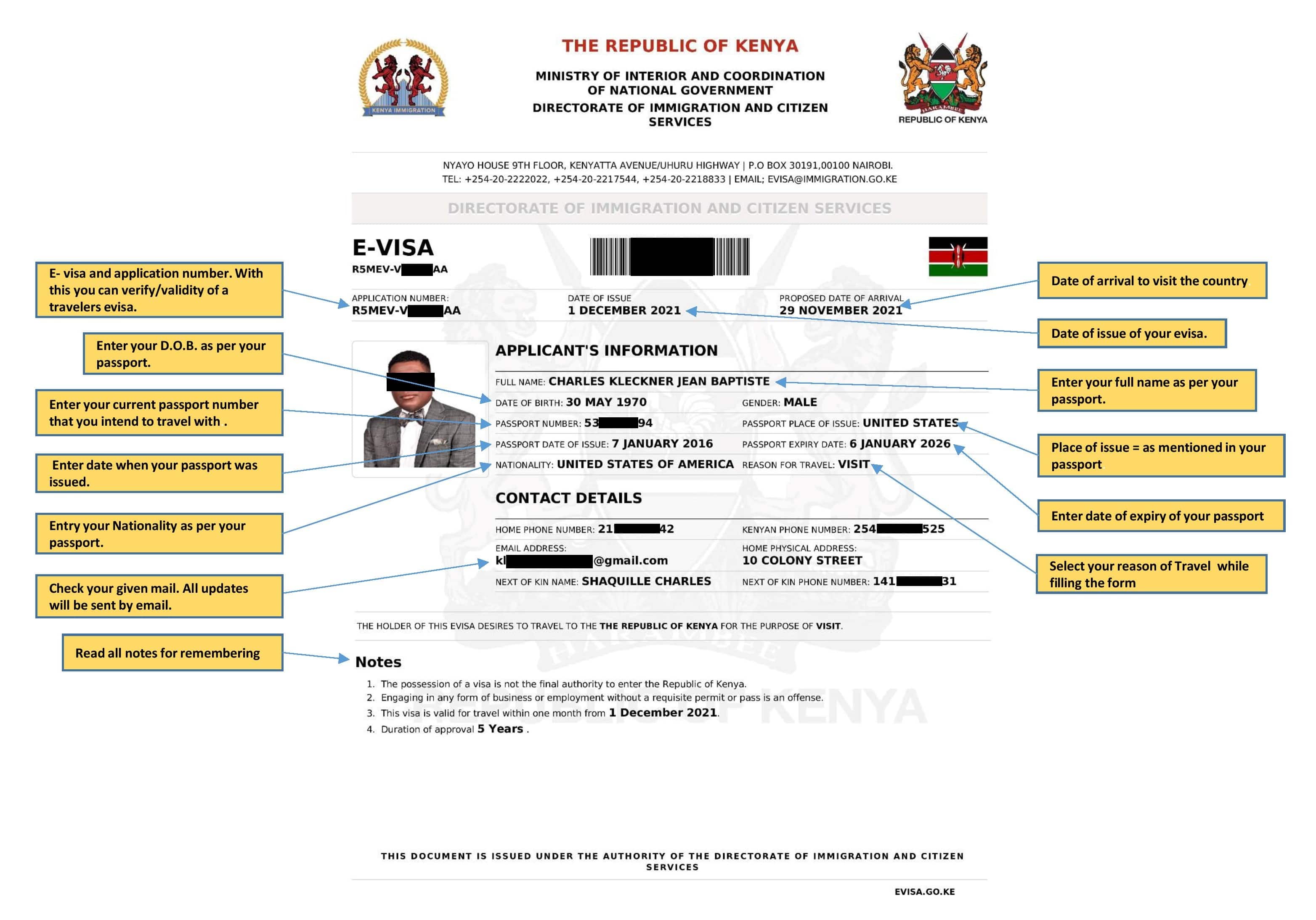 Kenya 5 Year Multiple Entry eVisa