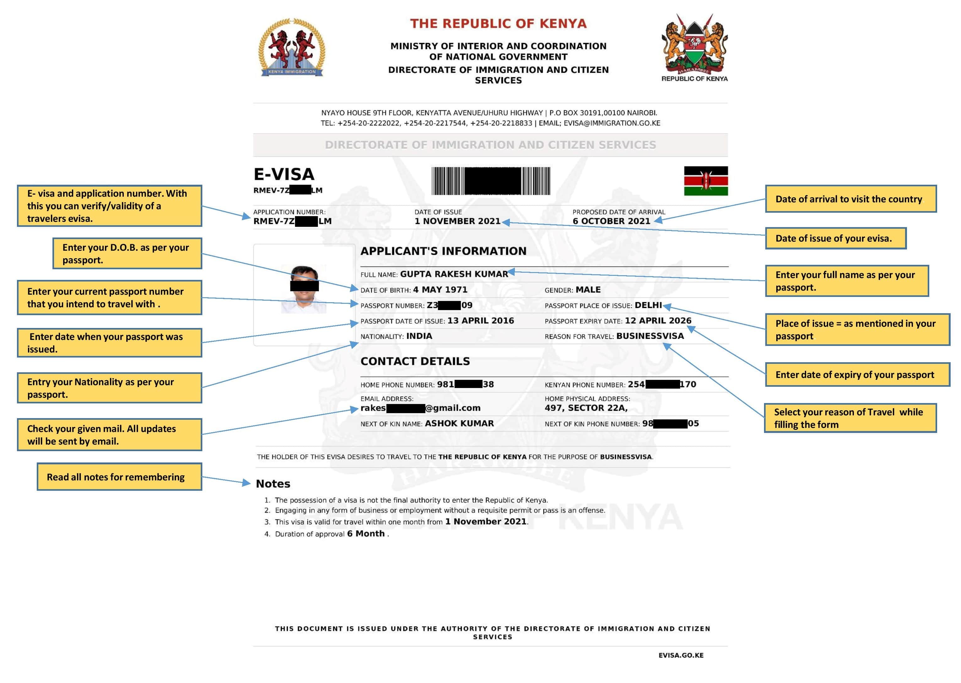 Kenya Multiple Entry Visa